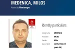 Crvena potjernica za Milošem Medenicom objavljena javno na zvaničnoj stranici Interpola