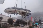 Budva: Izvučeno plovilo koje je more potopilo