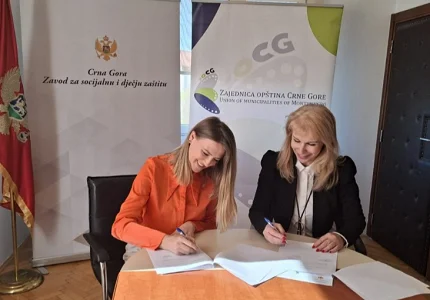 Zajednica opština potpisala memorandum o saradnji sa Zavodom za socijalnu i dječju zaštitu