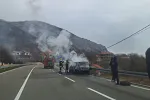 Izgorio automobil na Brajićima