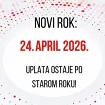 Rok za predaju PD prijava i finansijskih iskaza pomjeren do 24. aprila 2026. godine