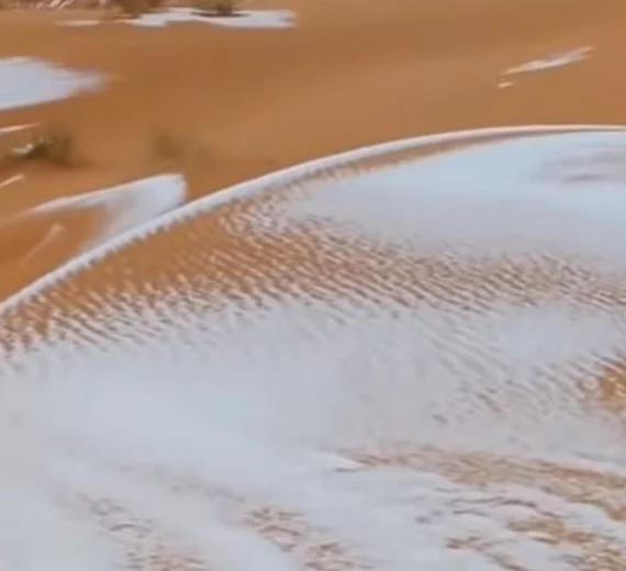 (VIDEO) Pao snijeg u Sahari