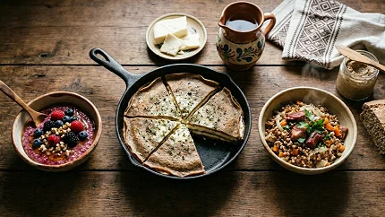 Jela od natopljene i isprane pečene heljde 