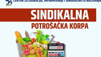 Sindikalna potrošačka korpa 2,09 hiljada EUR