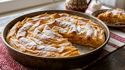 Posna pita bundevara