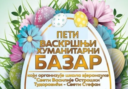Peti „Vaskršnji humanitarni bazar” za vikend u Budvi
