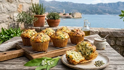 Slani mafini sa sremušem