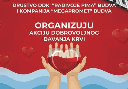Danas u Budvi akcija dobrovoljnog davanja krvi 