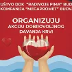 Akcija dobrovoljnog davanja krvi u subotu u Budvi