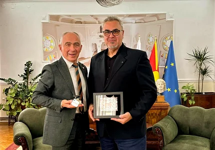 Kulturni mostovi između Crne Gore i Makedonije: Delegacija na prijemu kod gradonačelnika Bitole