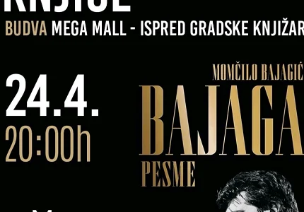 Bajaga u Budvi: Promocija i potpisivanje monografije „Pesme“ u Mega molu