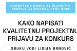 Otvoren poziv za učešće na drugoj dvodnevnoj besplatnoj obuci za članstvo Društva arheologa Crne Gore