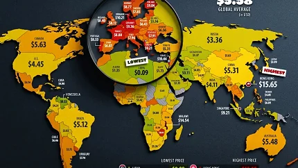 Koliko košta gorivo širom svijeta: od 0,09 do 15,65 dolara