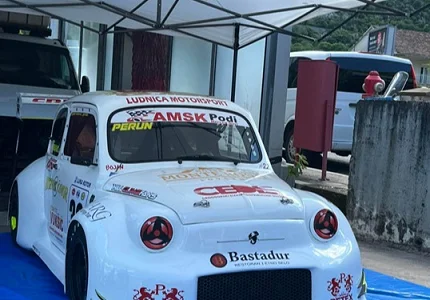 Pripreme za sjutrašnju međunarodnu brdsku auto trku Kotor- Trojica