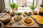 Domaće tortilje pripremljene od nutritivno bogatih sastojaka