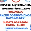 Akcija dobrovoljnog davanja krvi u Budvi u subotu, 9. maja