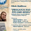 Budva: Predstavljanje knjige Nikole Madžirova „Proganja nas ono što smo rekli“