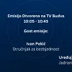 Ne propustite: Emisija Otvoreno, gost Ivan Pekić