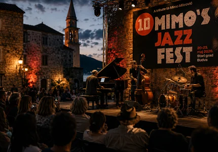 Džez magija između budvanskih crkava: Jubilarni festival „Atribut“ slavi lik Mima Mitrovića i deset godina rada NVO Feral