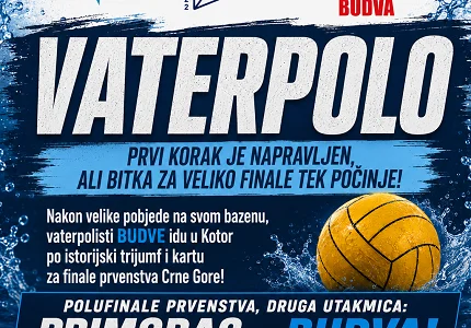 Polufinale prvenstva, druga utakmica: Primorac – Budva u ponedjeljak uživo na TV Budva