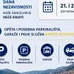 Parking servis Budva: Izmijenjeno radno vrijeme tokom praznika