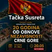 ‘Tačka susreta’ specijalna emisija povodom jubileja obnove nezavisnosti, večeras na TV Budva