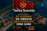 ‘Tačka susreta’ specijalna emisija povodom jubileja obnove nezavisnosti, večeras na TV Budva
