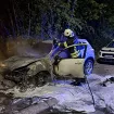 Na Cetinju izgorela dva automobila