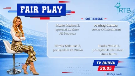 Novo izdanje emisije „Fair Play“: Aktuelne sportske teme i eminentni gosti iz svijeta fudbala, odbojke i borilačkih vještina