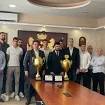 Čelnici Opštine Budva priredili svečani prijem za odbojkaše, osvajače duple krune