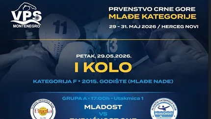 Herceg Novi domaćin Prvenstva Crne Gore za mlade kategorije u vaterpolu