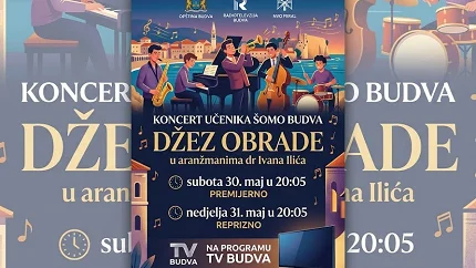 TV Budva: Koncert učenika ŠOMO Budva u džez maniru