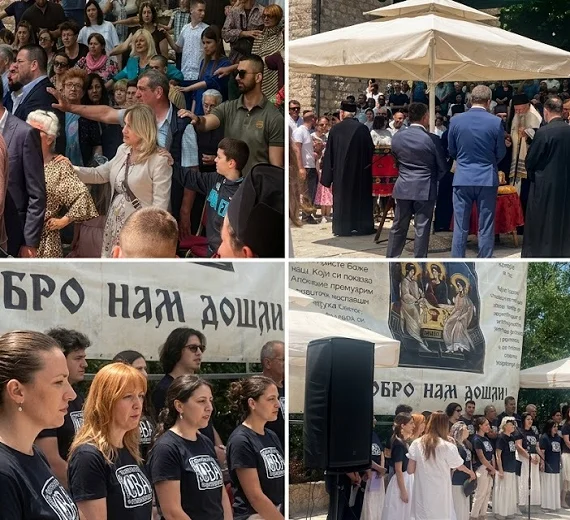 Manastir Stanjevići proslavio manastirsku slavu, mitropolit Joanikije odlikovao Balšu Mitrovića