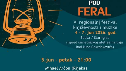 „Knjiga pod feral“ u Budvi: Autori i kantautori iz Rijeke, Splita i Tuzle obilježiće drugo veče festivala