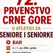 Za vikend pojedinačno prvenstvo Crne Gore u Baru