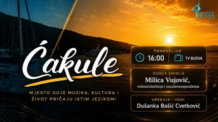 Ćakule na TV Budva: Milica Vujović u gostima