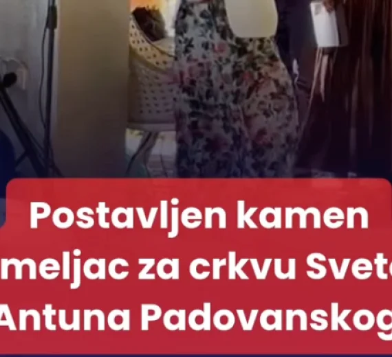 Lazić: Postavljen kamen temeljac na istorijskoj crkvi na plaži Mogren II