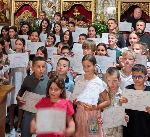 Polaznici Škole vjeronauke pri Hramu Svete Trojice uspješno završili školsku godinu
