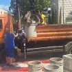 Zamijenjene betonske kante za sitan otpad