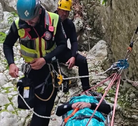 Iz kanjona Nevidio spašen državljanin Hrvatske