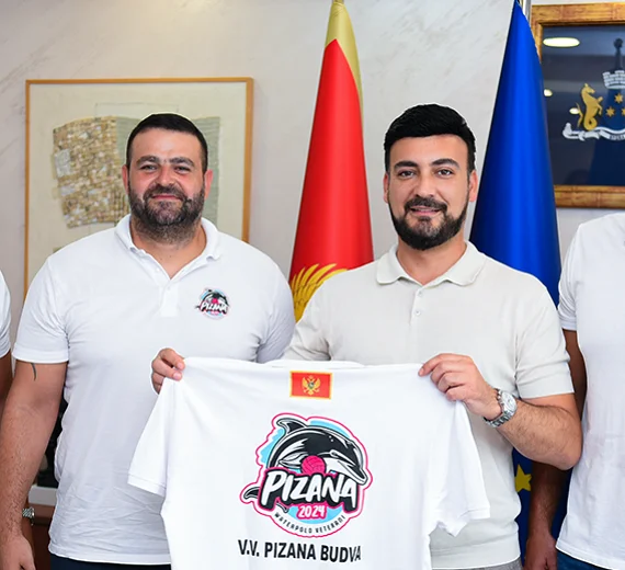Bronza sa posebnom simbolikom: Prijem za veterane VK „Pizana“ u Opštini Budva
