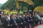 U toku ceremonija povodom početka pripremnih radova na drugoj dionici auto-puta