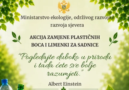 Akcija zamjene plastičnih boca i limenki za sadnice u Nikšiću 3. jula