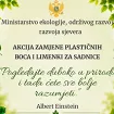 Akcija zamjene plastičnih boca i limenki za sadnice u Nikšiću 3. jula