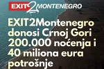 Prvi EXIT2Montenegro u Ulcinju okuplja do 70.000 posjetioca i donosi milionsku zaradu