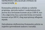 Komunalna policija: Dva pravna i dva odgovorna lica u Budvi sankcionisana zbog nepropisnog odlaganja otpada