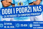 OFK Petrovac večeras protiv Žalgirisa, ulaz besplatan