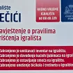 (FOTO) Uveden red na igralištu u Bečićima, poznat raspored i stroge zabrane