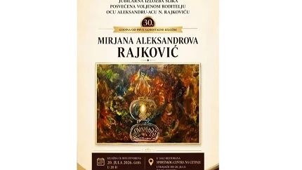 Mirjana A. Rajković jubilarnom izložbom obilježava tri decenije likovnog stvaralaštva 