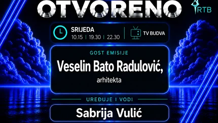 Arhitekta Veselin Bato Radulović gost emisjie 